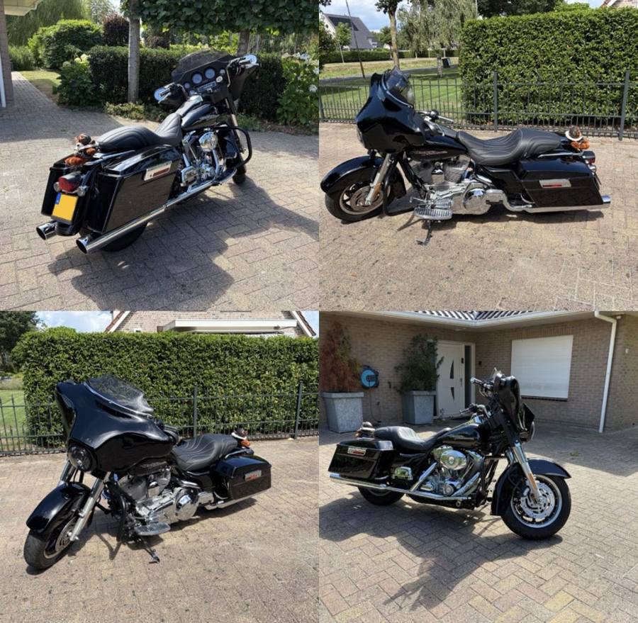 Harley-Davidson, compleet gepoetst
