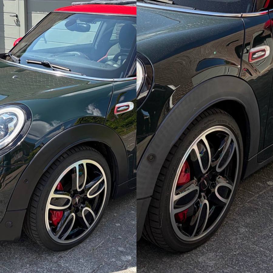 Mini, lak en velgen